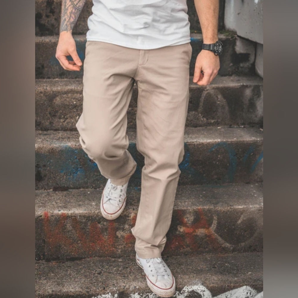 Dixxon NWT D-Flexx men’s khaki chinos
